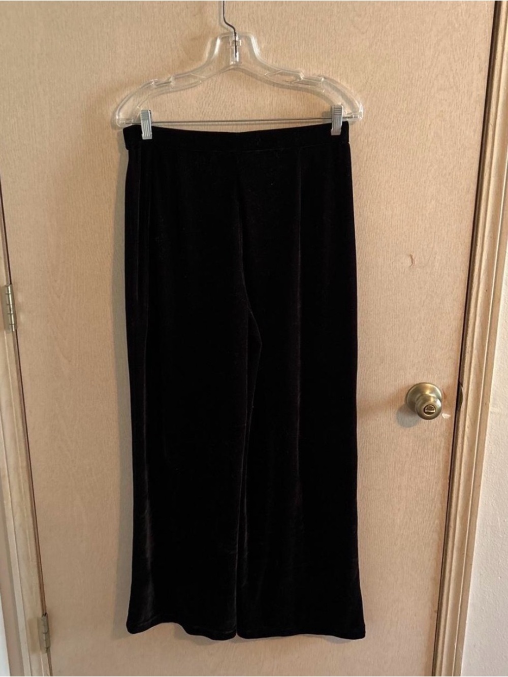 TanJay Black Velvet Trousers